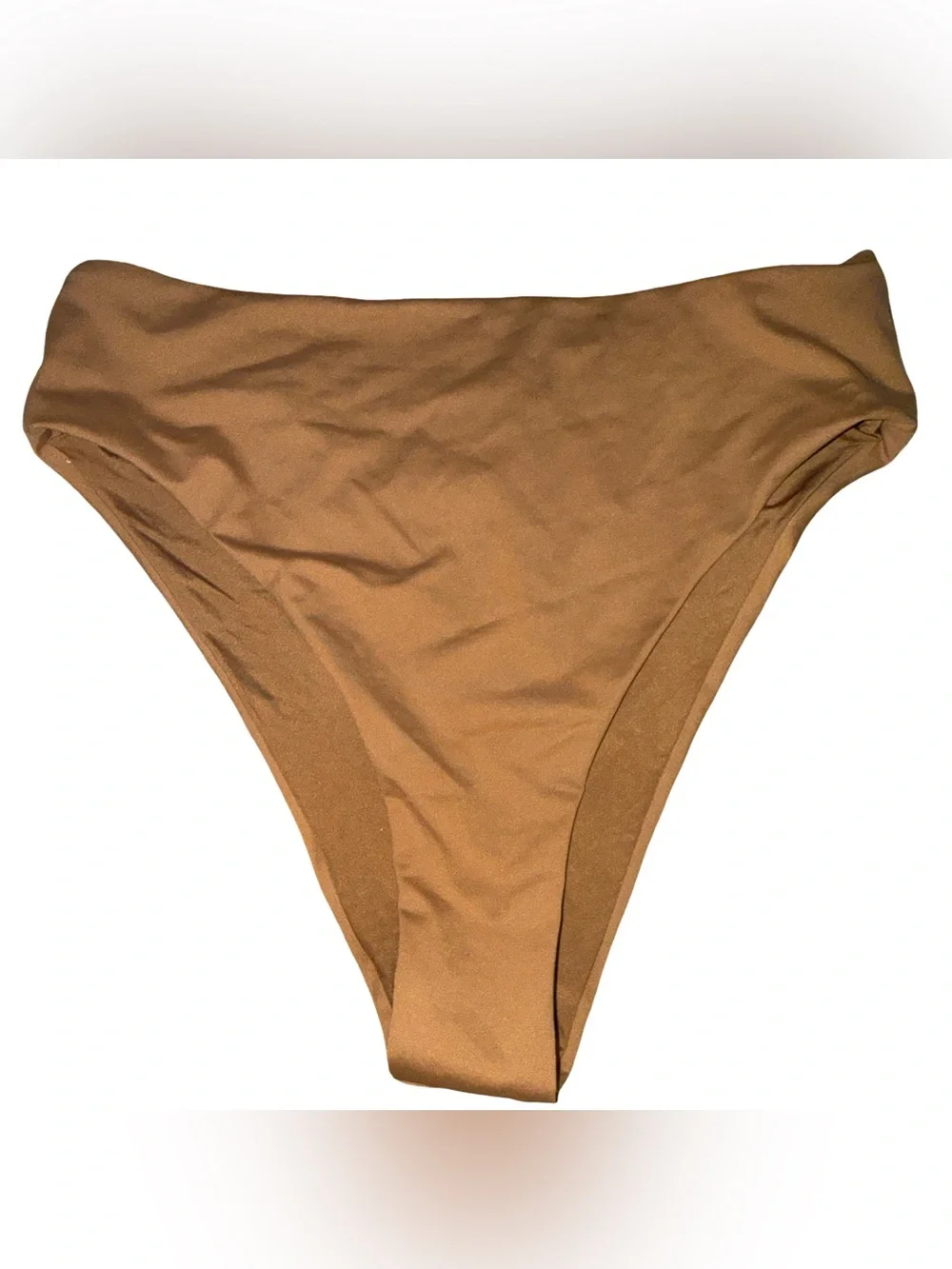 SKIMS Recycled Swim Mid Waist Bottom in Almond Size Medium New with Tag